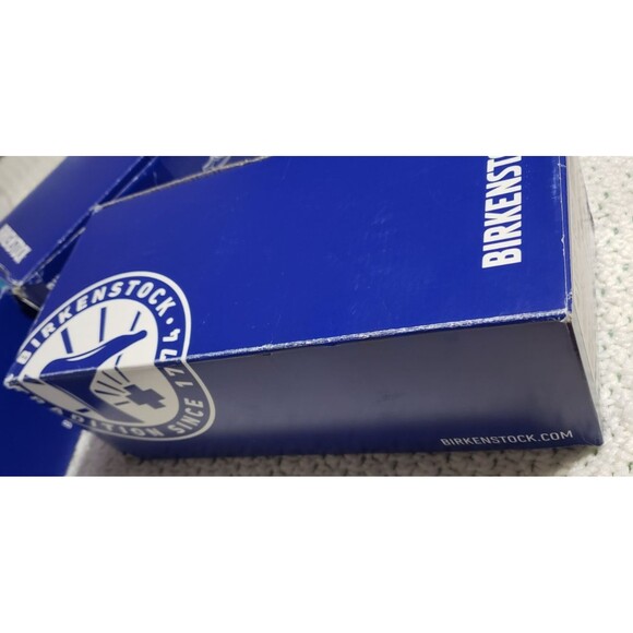 Birkenstock New w/ Box Lugano Pink Clay Suede Leather Soft Footbed Nar 41 US 10 - Picture 16 of 16